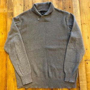 Men’s large Gray sweater with collar